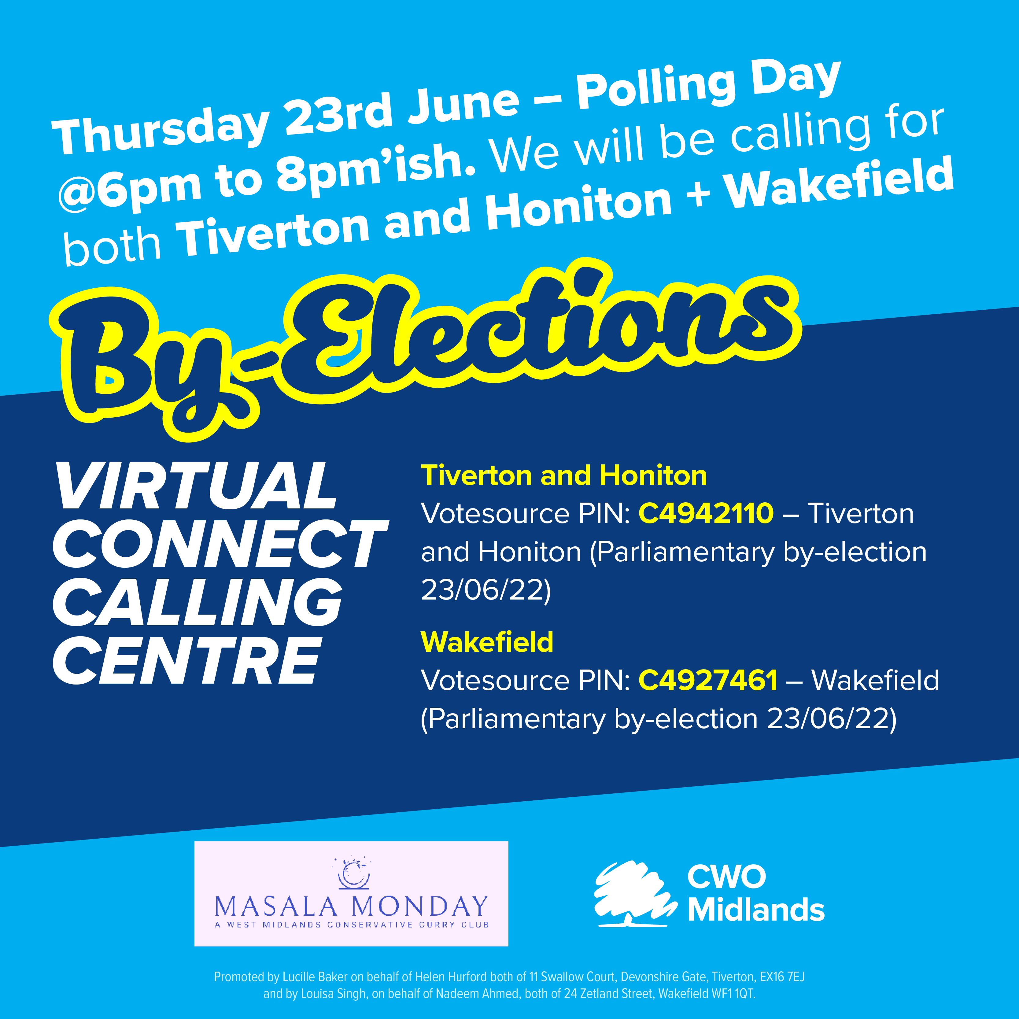 Tiverton And Honiton + Wakefield By Elections - 23rd June 2022 ...